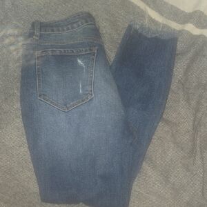 Cello Dark Blue Ankle-Cropped Jeans